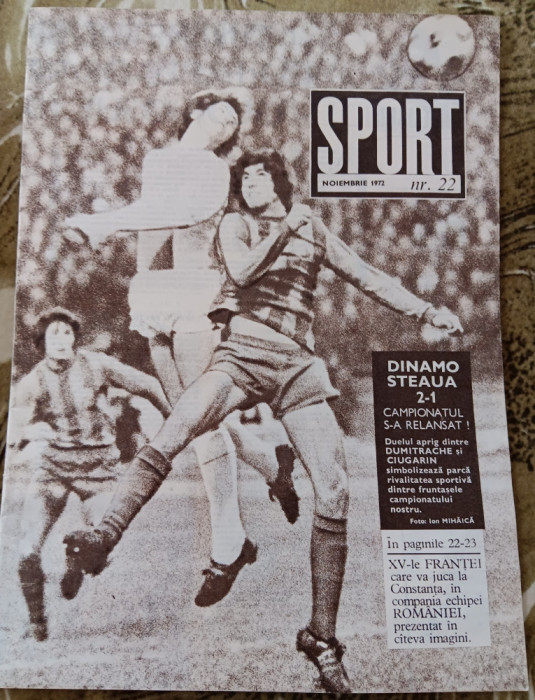 myh 112 - Revista SPORT - nr 22/noiembrie 1972