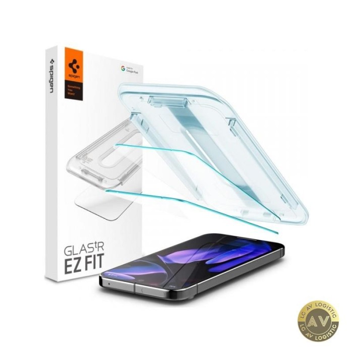 Folie de protectie Ecran Spigen EZ FIT pentru Google Pixel 9 Pro XL Sticla Securizata Full Glue Set 2 bucati