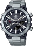 Cumpara ieftin Ceas Barbatesc Casio Edifice ECB-2000D-1AEF Bluetooth, Conectare Smartphone, Inox, 48mm, Quartz, Hibrid, 20ATM