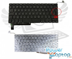 Tastatura Laptop Apple MacBook Pro 15 MD035LL A layout UK fara rama enter mare foto