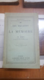 Th. Ribot, Bolile memoriei, Les maladies de la memoire, Paris 1929