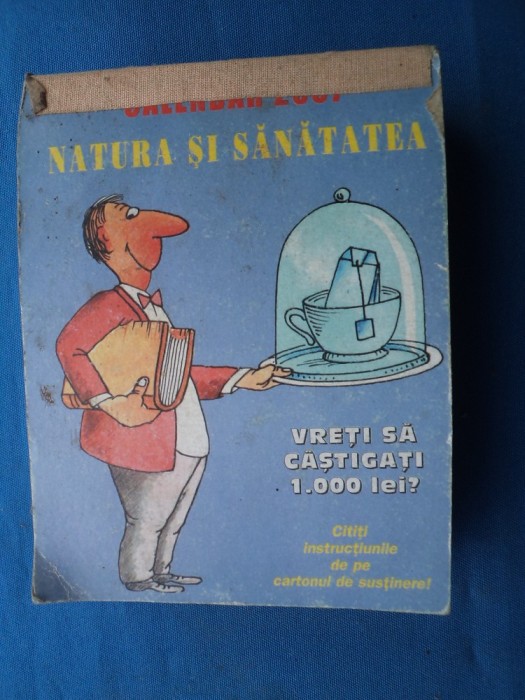 CALENDAR NATURA SI SANATATE 2007 / TIP CARTE