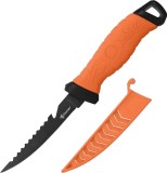 Cutit file de bucatar Foxter, ideal pentru pescari, 27 cm, maner caciucat ergonomic