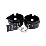 Cumpara ieftin Catuse cu blanita, Bound to Please, Furry Plush Wrist Cuffs, Negru