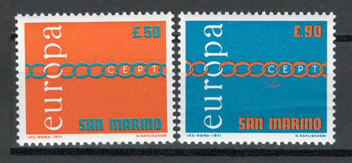 San Marino 1971 Mi 975/76 - Europa