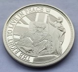 422. Moneda Gibraltar 1/2 crown 2022 (The Right to Live in Peace), Europa