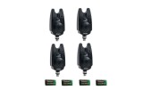 Set 4 senzori pescuit Carp expert cu baterii de 9v incluse