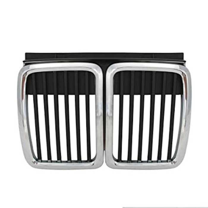 Grila radiator Bmw Seria 3 (E30) 9.82-04,1994, crom/negru, 51131884350, 200505