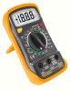 Multimetru Digital Tolsen, 1999 Masuratori, Tensiune AC/DC, Curent, Rezistenta, Ecran LCD Color, Protectie Suprasarcină