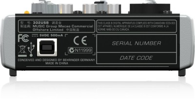 Mixer Behringer Xenyx 302USB foto