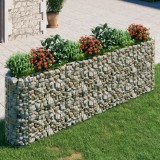 Strat &icirc;nălțat gabion, 330x50x100 cm, fier galvanizat