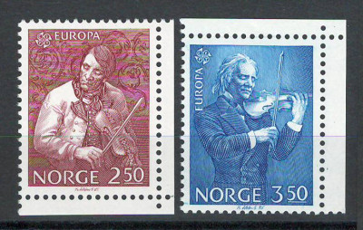 Norvegia 1985 MNH - Europa: Anul European al Muzicii, nestampilat foto