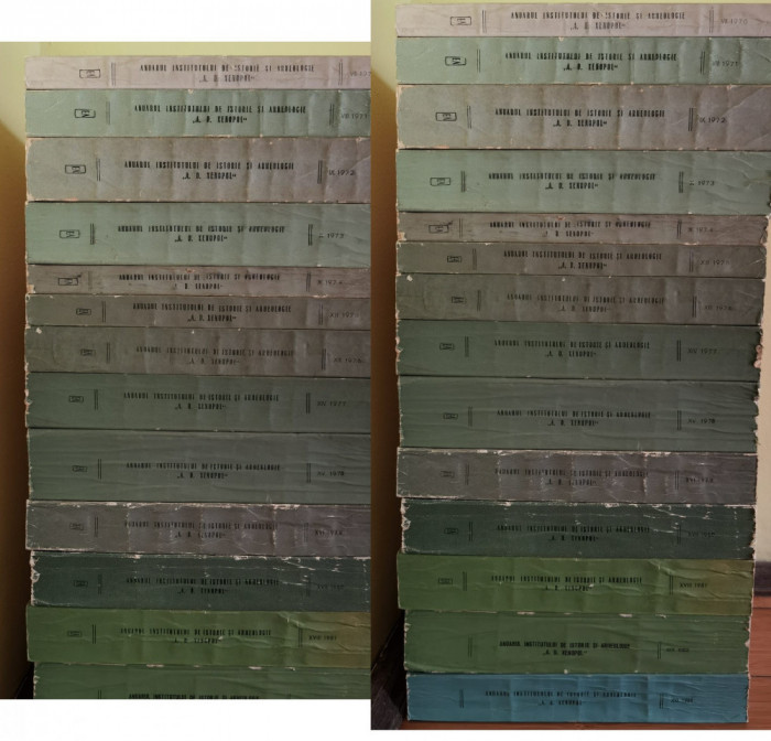 Anuarul Institutul De Istorie A. D. Xenopol 28 Volume (1970-1 - Colectiv , B562