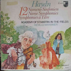 Disc vinil, LP. 12 Name Symphonies. SETBOX 6 DISCURI VINIL-Joseph Haydn, Academy Of St. Martin-in-the-Fields, Si