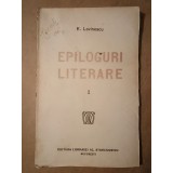 E. Lovinescu - Epiloguri literare I (1919)