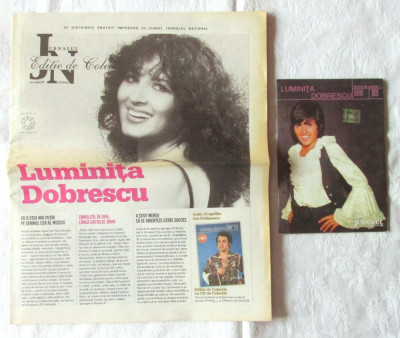 LUMINITA DOBRESCU - CD Muzica de colectie Vol. 83 + Ziar JURNALUL NATIONAL. Nou foto