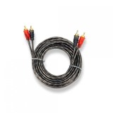 Cabluri RCA Flexibile ALM, 5 metri, Stereo, Conectori Auriti