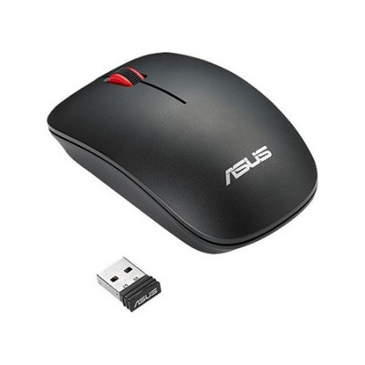 MOUSE OPTIC WIRELESS WT300 NEGRU-ROSU ASUS foto