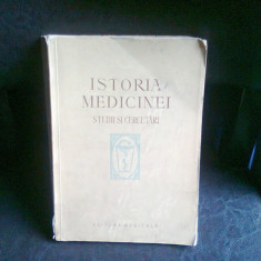 Istoria medicinei. Studii si cercetari (coord G.Bratescu,G.Barbu)