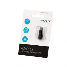 Adaptor USB Type-C - MicroUSB Samsung Galaxy C9 Pro C900 Forever foto