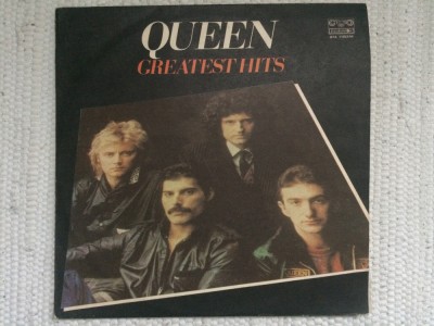 queen greatest hits dublu disc vinyl 2 LP muzica pop hard rock balkanton VG++/NM foto
