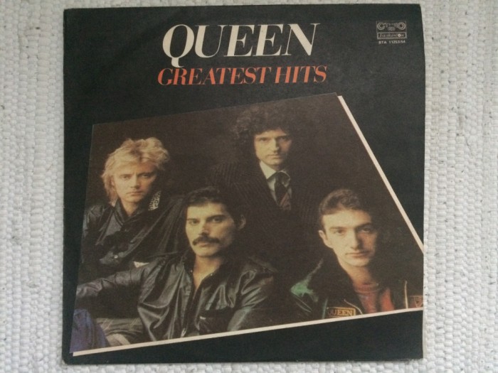 queen greatest hits dublu disc vinyl 2 LP muzica pop hard rock balkanton VG++/NM