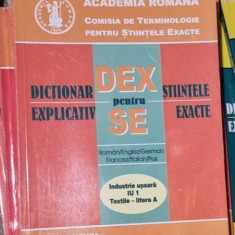 Dictionar Explicativ pentru Stiintele Exacte - Industrie Usoara IU 1 Textile Litera A