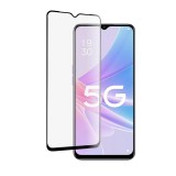 Folie sticla securizata compatibila cu realme c30, cfp1, case friendly, full glue, lipire completa, 9h, bro, negru