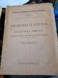 Memorii si Studii: Opacitatea Aerului Bucuresti - Mircea Herovanu, dedicatie autor, 1938, carte veche (nelegata), Imprimeria Statului