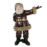 Cumpara ieftin Figurina Mos Craciun polirasina multicolora 58x33x76 cm