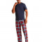 Set Pijama Tommy Hilfiger pentru barbati BORDEAUX, marimea XL