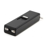 Cumpara ieftin Electrosoc Breloc Mini cu Lanterna, Negru, 2500V, Aluminiu, Autoaparare, Idealstore