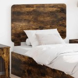 vidaXL Tăblie cap cu headboard Stejar fumuriu 90 cm Lemn compozit 887929