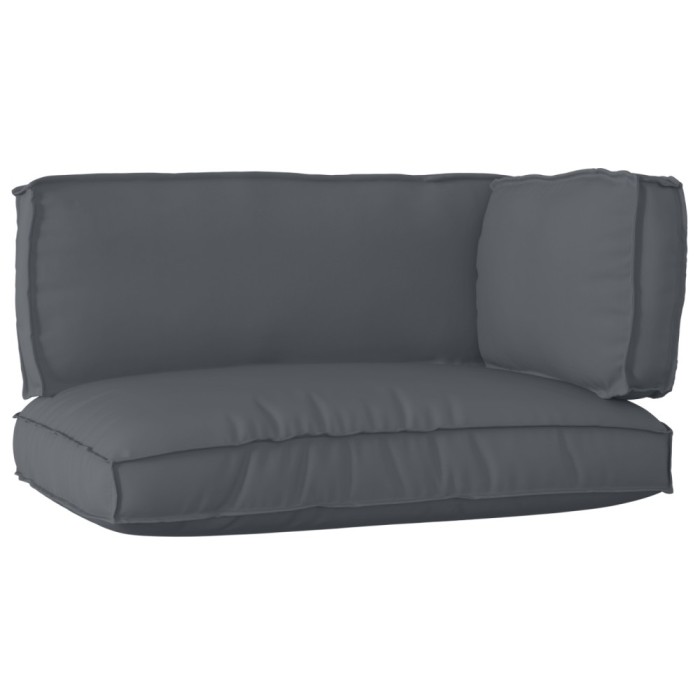 vidaXL Set de perne pentru palet 3 pcs Antracit 120 x 80 x 12 cm