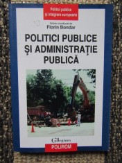 Politici publice si administratie publica- Florin Bondar foto