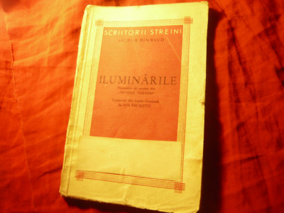 Arthur Rimbaud - Iluminarile - trad. I.Frunzetti -Ed.Fundatia -acoperita si decu foto