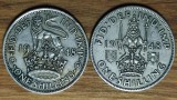 Anglia Marea Britanie - set 2 x 1 shilling 1948 -efigie Anglia Scotia- George VI, Europa