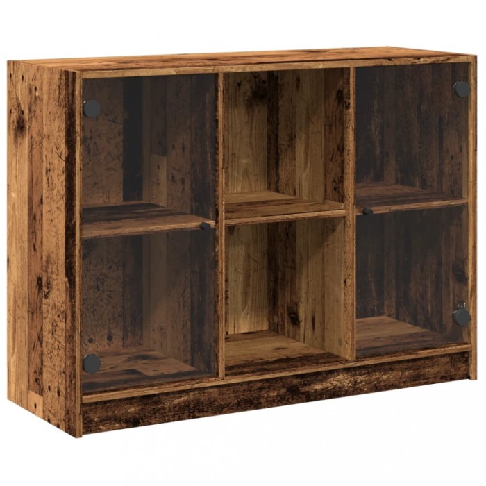 Dulap, lemn invechit, 102x37x75,5 cm, lemn prelucrat