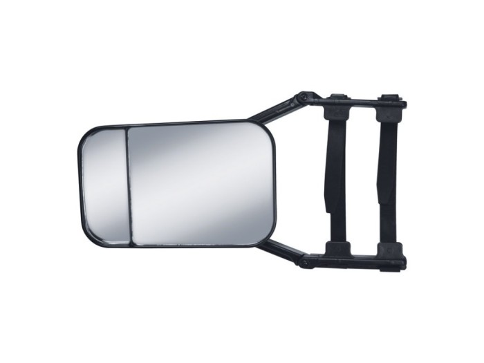 Oglinda exterioara auto auxiliara dubla atasabila 230 x 145 mm, Carpoint pentru rulota sau remorca