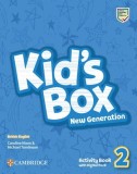 Kid's Box New Generation Level 2 Activity Book with Digital Pack British English - Paperback brosat - Caroline Nixon , Michael Tomlinson - Art Klett