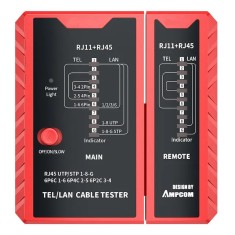 Tester Profesional de Cabluri, Protecție POE, Rețele RJ45/RJ11