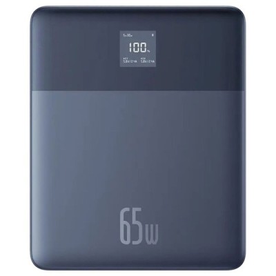 Acumulator Extern 2x Type-C, 65W, 12000mAh + Cablu USB-C - Baseus (P10063801323-00) - Blue foto
