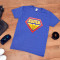 Tricou personalizat tata &quot;Superman&quot; (Marime: M, Marime imprimeu: A3 + 10 lei,