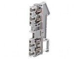 &Icirc;mbinare termică de șine 0,08&divide;1,5mm&sup2;, 4 borne, gri ST