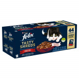 FELIX TASTY SHREDS Multipachet - cu carne de pui/beculet/pachet/cartofi &icirc;n suc 44 x 80 g