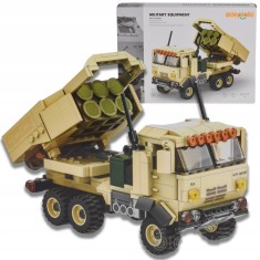 SET DE BLOCURI DE CONSTRUCȚIE HIMARS PENTRU COPII MODEL MILITAR DE RĂZBOI
