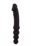 Vibrator Anal Dublu, Negru, 23 cm