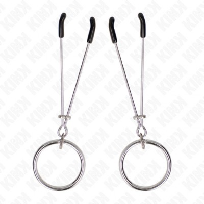 KINK - THIN NIPPLE CLAMPS WITH O-RING 7 CM foto