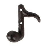 Cuier perete fier maro 8x3x9 cm