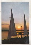 bnk cp Mamaia - Apus de soare la Siut Ghiol - uzata